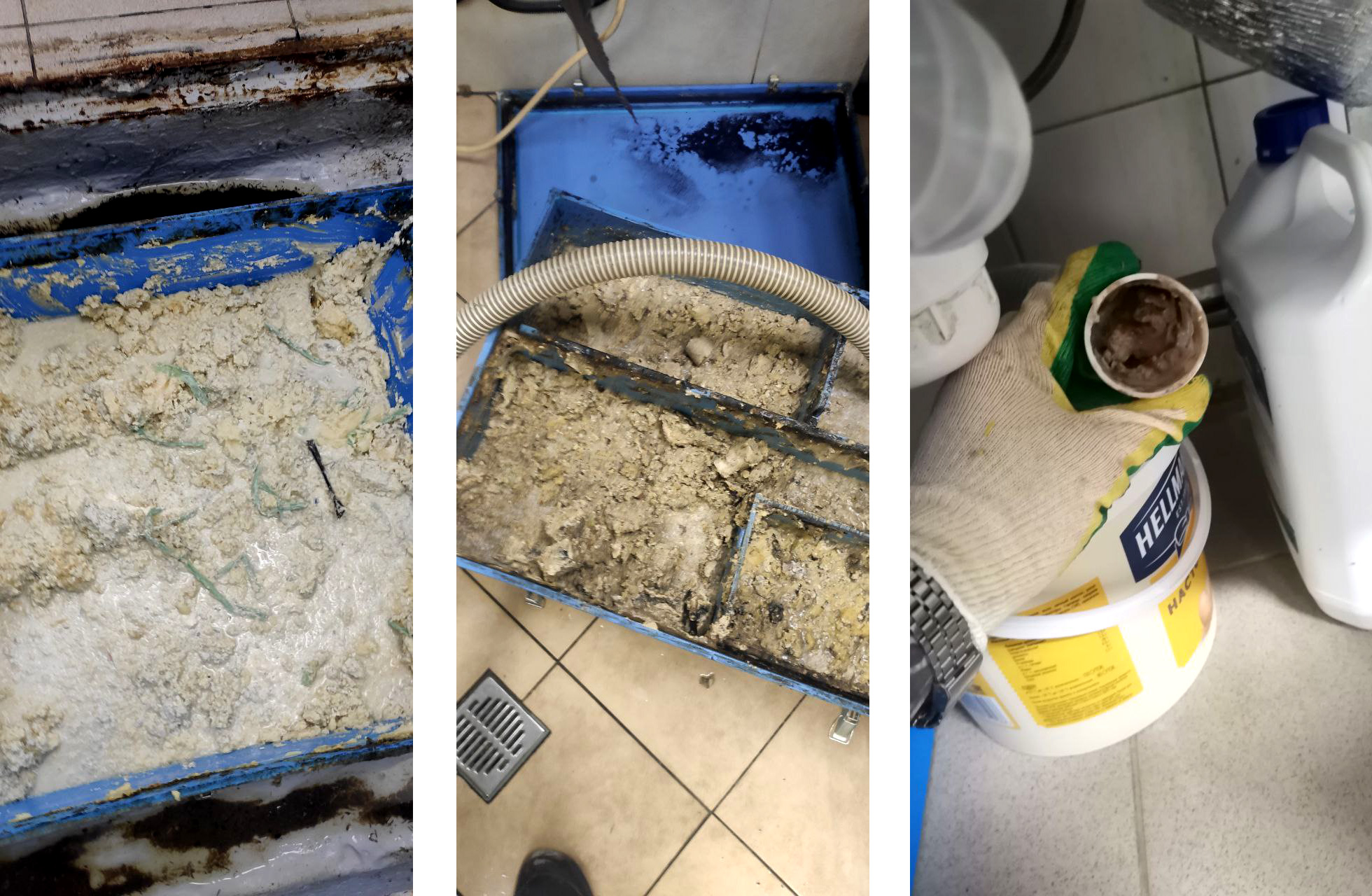 Чистка жироуловителя